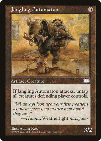 Jangling Automaton [Weatherlight] | Exor Games Summserside