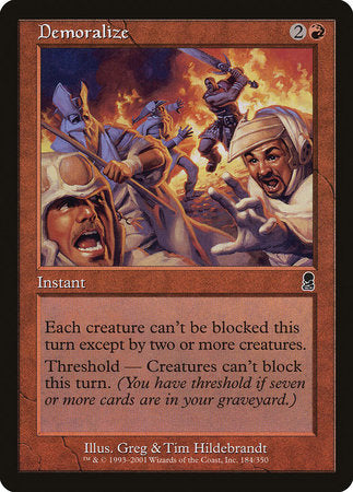 Demoralize [Odyssey] | Exor Games Summserside