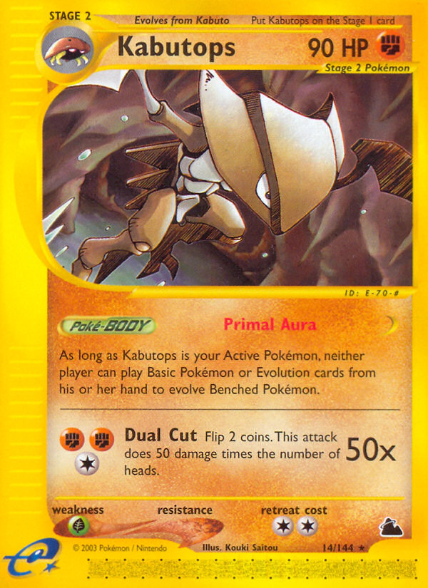 Kabutops (14/144) [Skyridge] | Exor Games Summserside