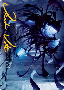 Spectral Adversary Art Card (Gold-Stamped Signature) [Innistrad: Midnight Hunt Art Series] | Exor Games Summserside