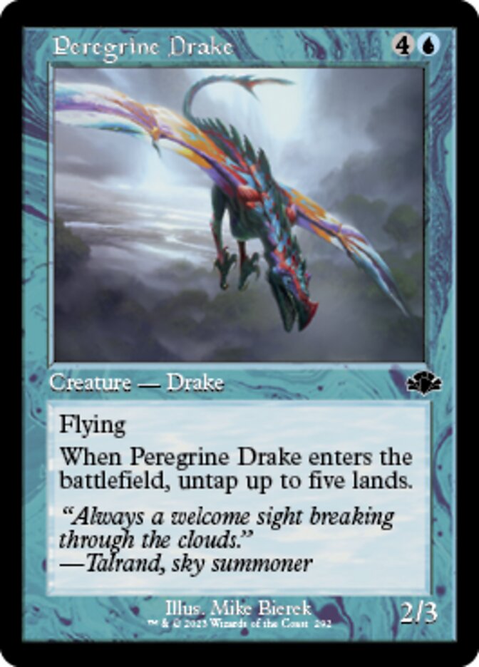 Peregrine Drake (Retro) [Dominaria Remastered] | Exor Games Summserside