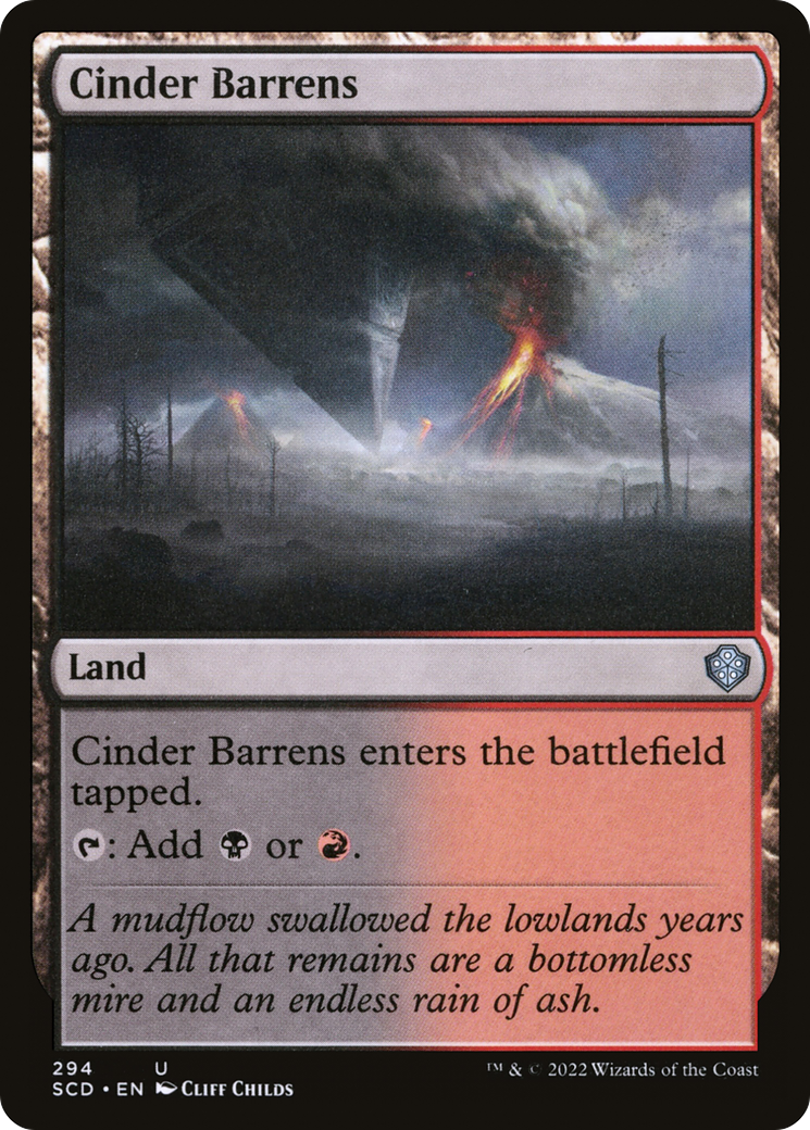 Cinder Barrens [Starter Commander Decks] | Exor Games Summserside