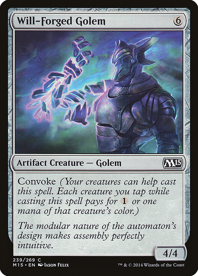 Will-Forged Golem [Magic 2015] | Exor Games Summserside