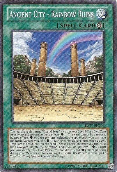 Ancient City - Rainbow Ruins [BATT-EN006] Starfoil Rare | Exor Games Summserside