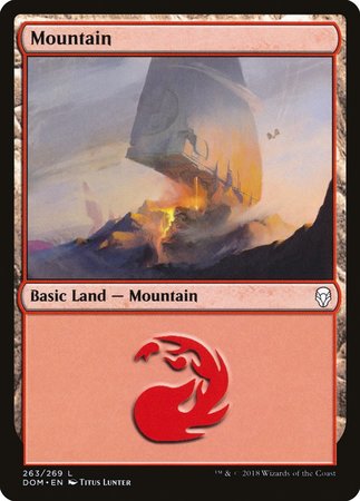 Mountain (263) [Dominaria] | Exor Games Summserside