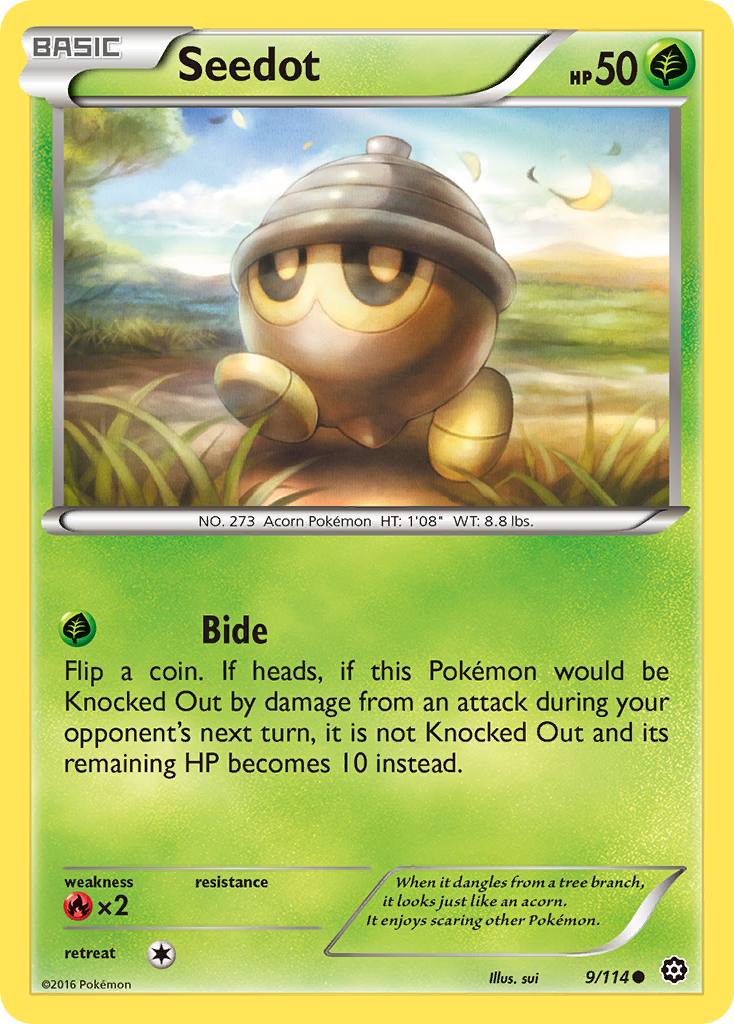 Seedot (9/114) [XY: Steam Siege] | Exor Games Summserside