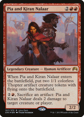 Pia and Kiran Nalaar [Magic Origins Promos] | Exor Games Summserside