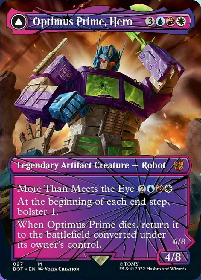 Optimus Prime, Hero // Optimus Prime, Autobot Leader (Shattered Glass) [Universes Beyond: Transformers] | Exor Games Summserside