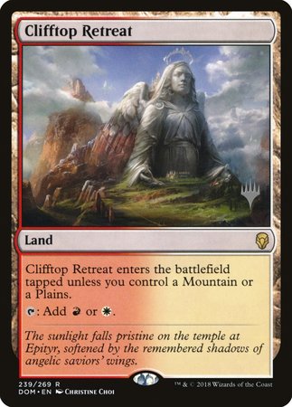 Clifftop Retreat [Dominaria Promos] | Exor Games Summserside