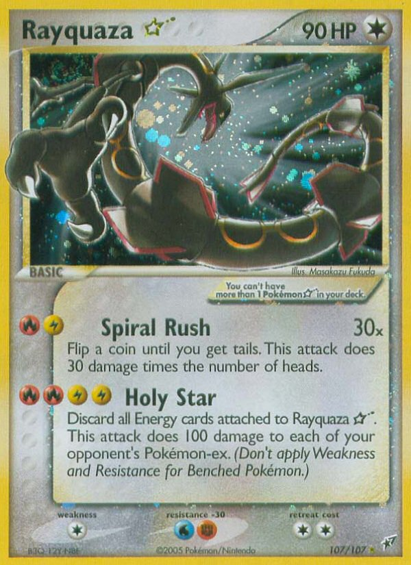 Rayquaza Star (107/107) [EX: Deoxys] | Exor Games Summserside