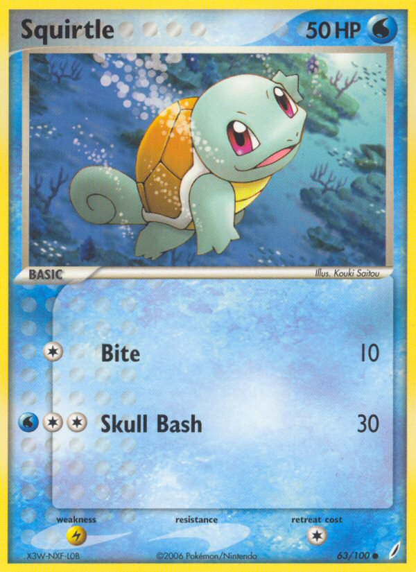 Squirtle (63/100) [EX: Crystal Guardians] | Exor Games Summserside