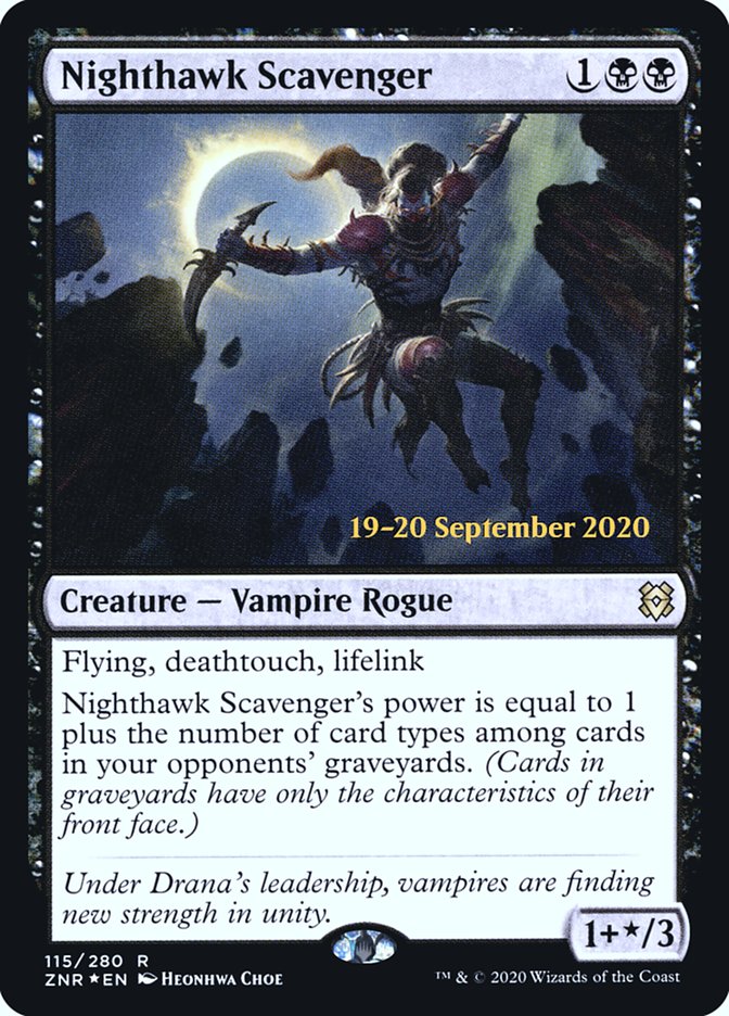 Nighthawk Scavenger  [Zendikar Rising Prerelease Promos] | Exor Games Summserside