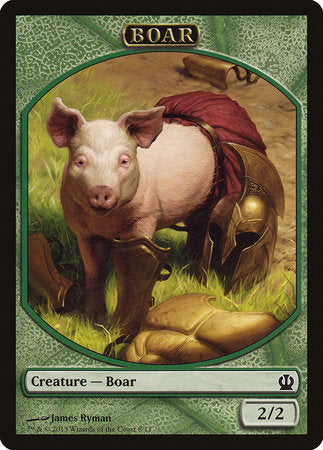 Boar Token [Theros Tokens] | Exor Games Summserside