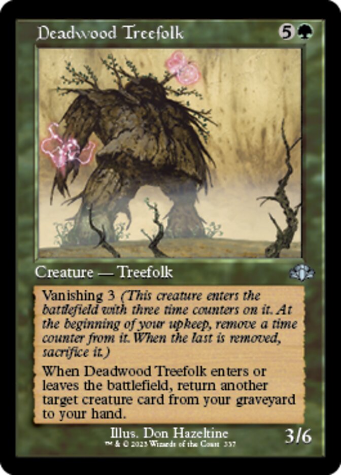 Deadwood Treefolk (Retro) [Dominaria Remastered] | Exor Games Summserside