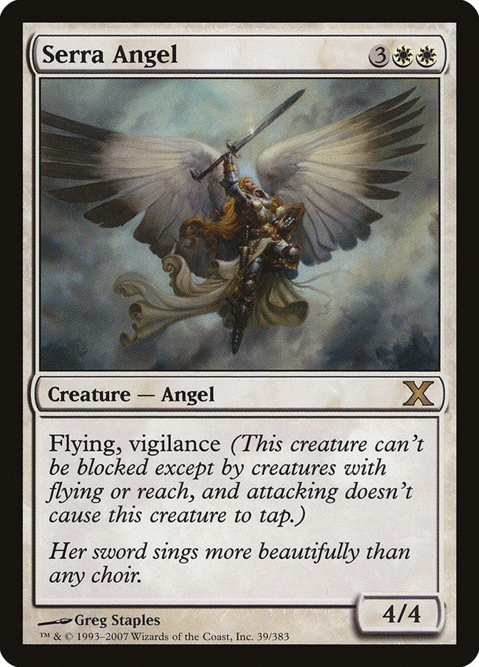 Serra Angel [Tenth Edition] | Exor Games Summserside