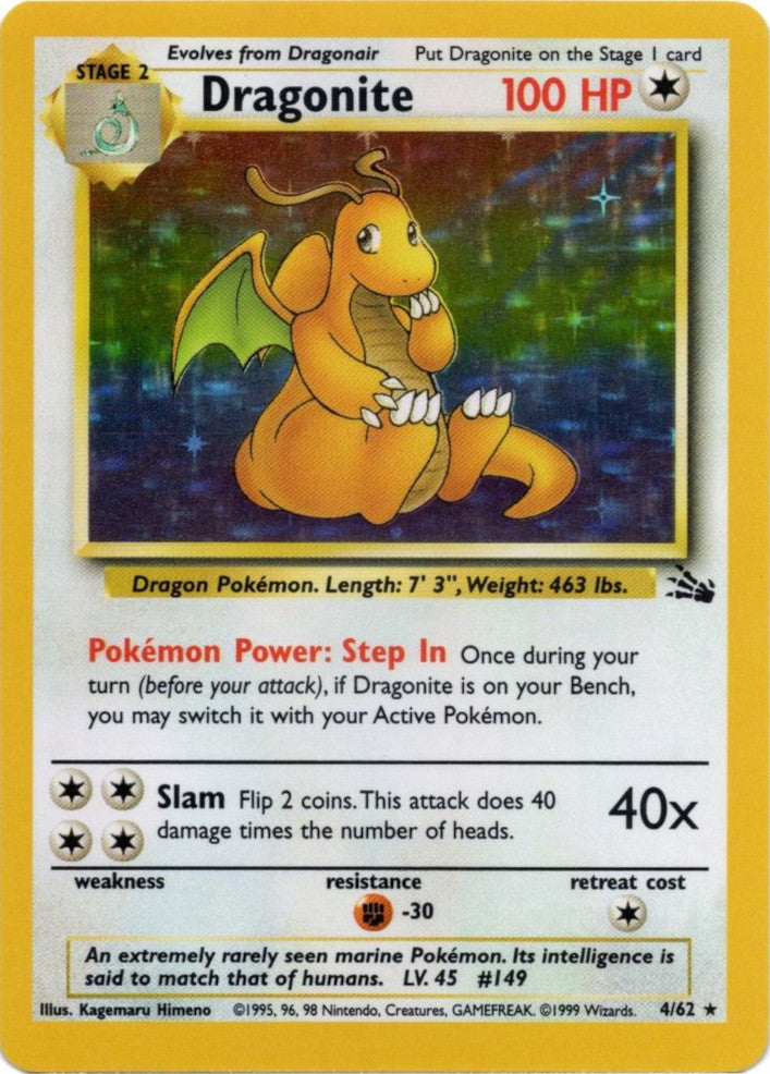 Dragonite (4/62) [Fossil Unlimited] | Exor Games Summserside