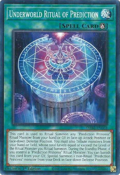 Underworld Ritual of Prediction [DABL-EN063] Common | Exor Games Summserside