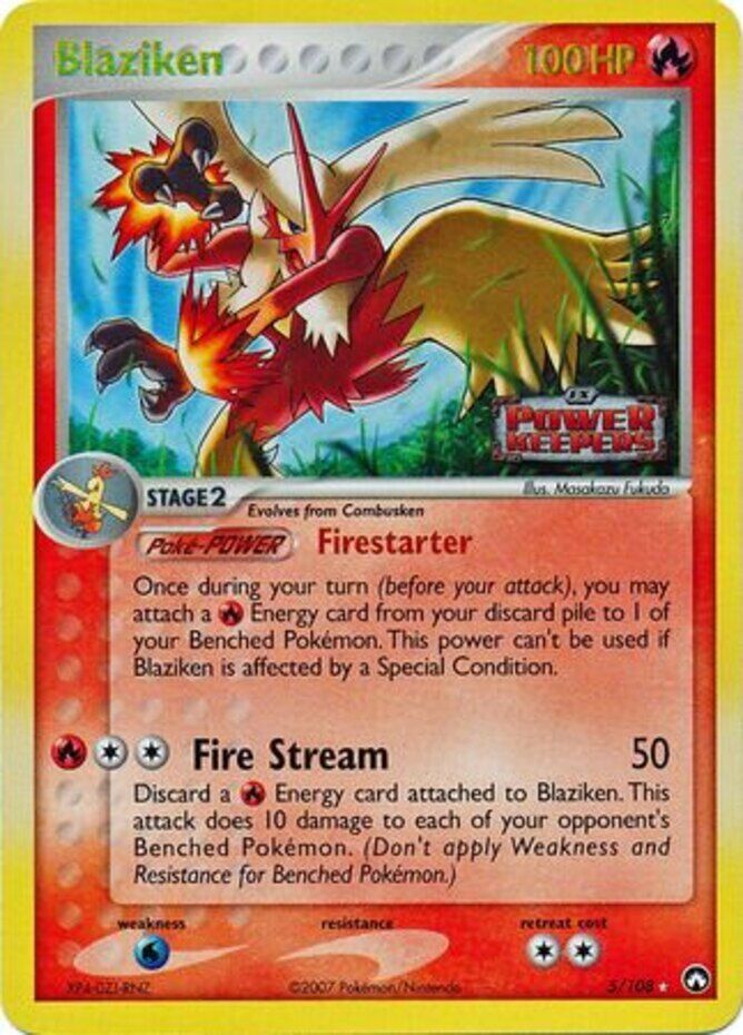 Blaziken (5/108) (Stamped) [EX: Power Keepers] | Exor Games Summserside