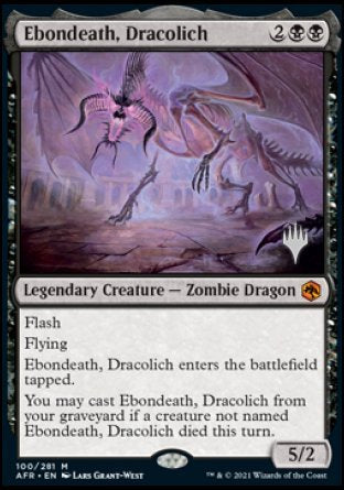 Ebondeath, Dracolich (Promo Pack) [Dungeons & Dragons: Adventures in the Forgotten Realms Promos] | Exor Games Summserside