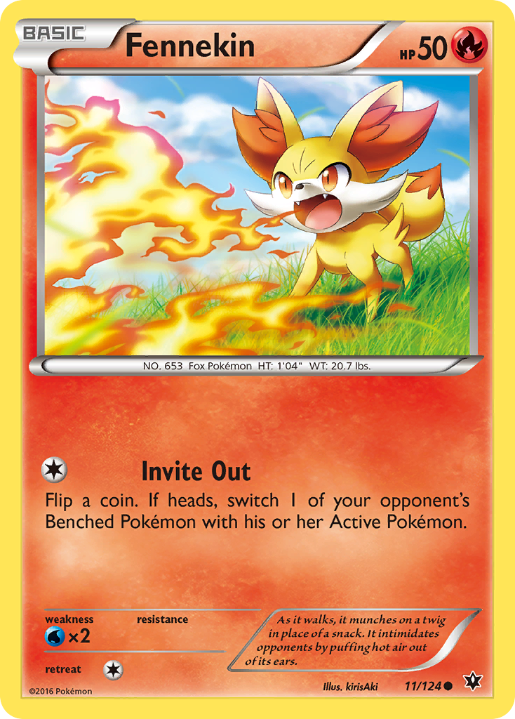 Fennekin (11/124) [XY: Fates Collide] | Exor Games Summserside