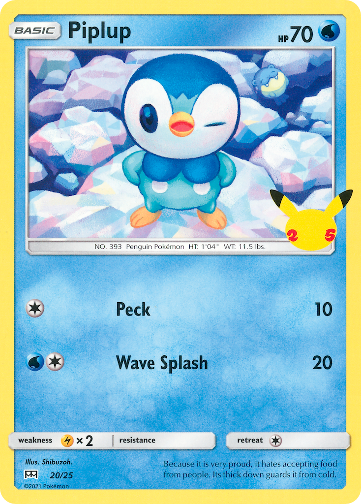 Piplup (20/25) [McDonald's 25th Anniversary] | Exor Games Summserside