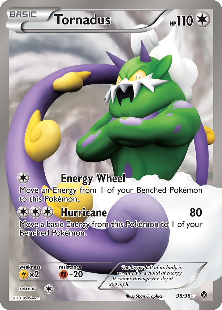 Tornadus (98/98) [Black & White: Emerging Powers] | Exor Games Summserside