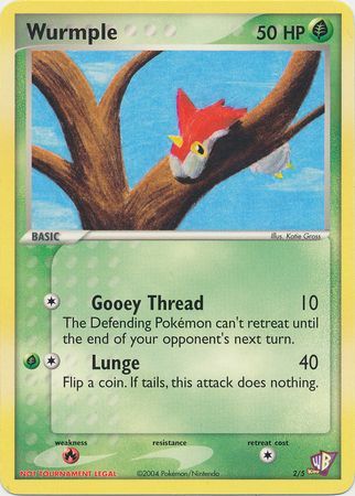 Wurmple (2/5) [Kids WB Promos] | Exor Games Summserside