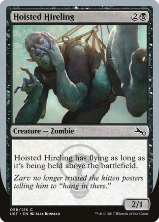 Hoisted Hireling [Unstable] | Exor Games Summserside