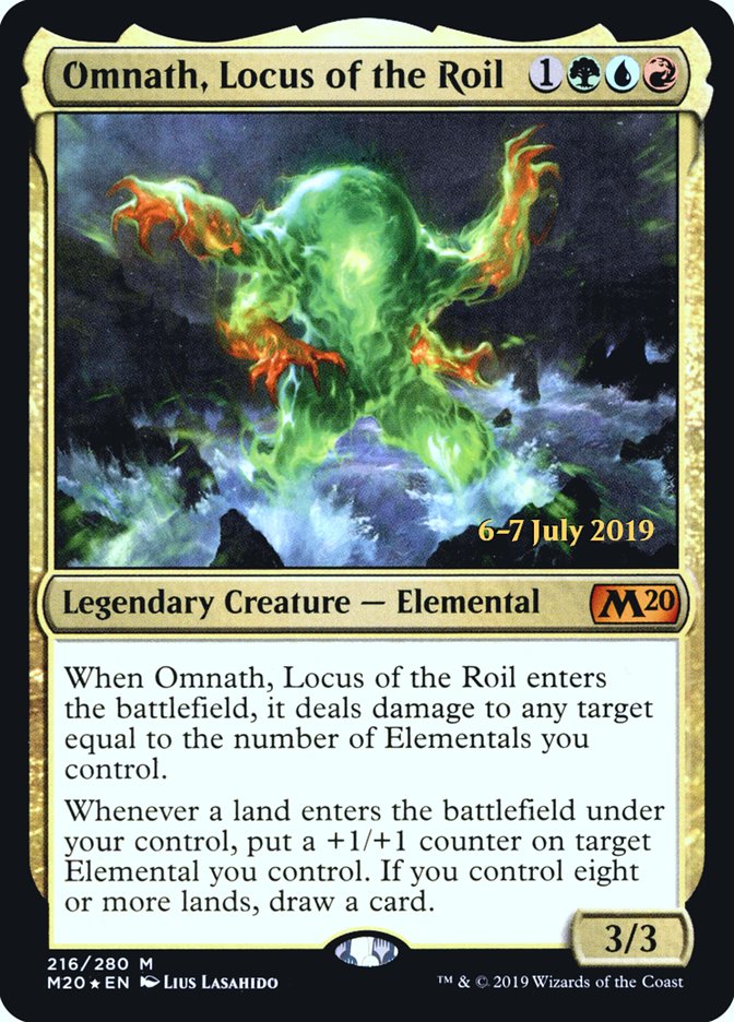 Omnath, Locus of the Roil  [Core Set 2020 Prerelease Promos] | Exor Games Summserside