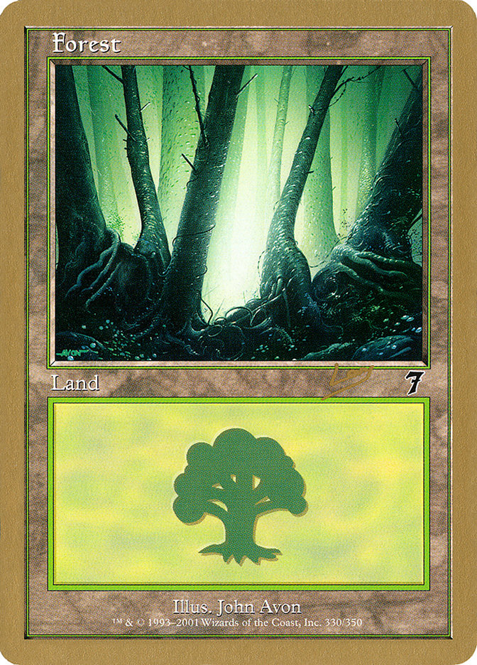 Forest (rl330) (Raphael Levy) [World Championship Decks 2002] | Exor Games Summserside