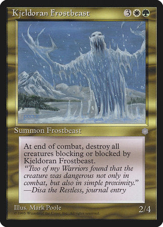 Kjeldoran Frostbeast [Ice Age] | Exor Games Summserside