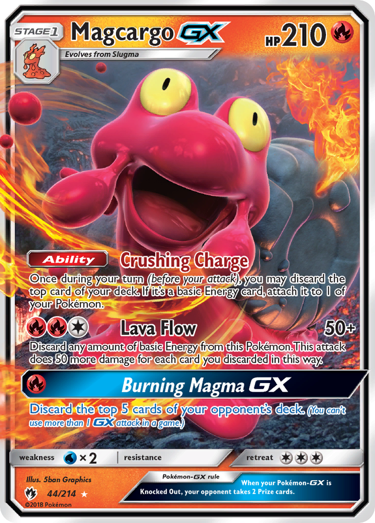 Magcargo GX (44/214) [Sun & Moon: Lost Thunder] | Exor Games Summserside