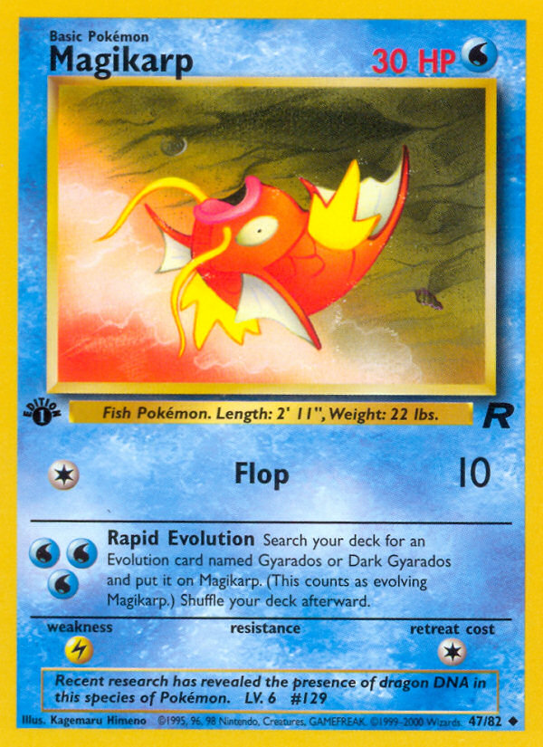 Magikarp (47/82) [Team Rocket 1st Edition] | Exor Games Summserside