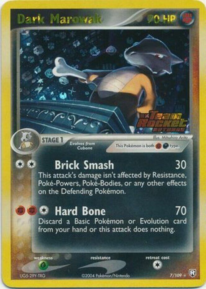 Dark Marowak (7/109) (Stamped) [EX: Team Rocket Returns] | Exor Games Summserside