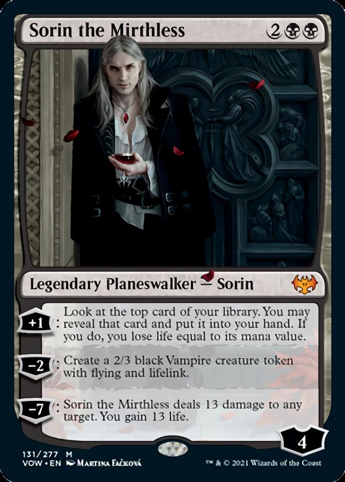 Sorin the Mirthless [Innistrad: Crimson Vow] | Exor Games Summserside