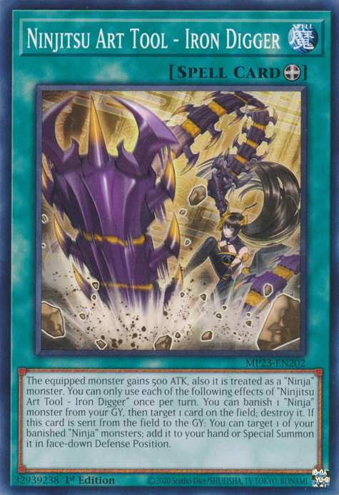 Ninjitsu Art Tool - Iron Digger [MP23-EN202] Common | Exor Games Summserside