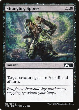 Strangling Spores [Core Set 2019] | Exor Games Summserside