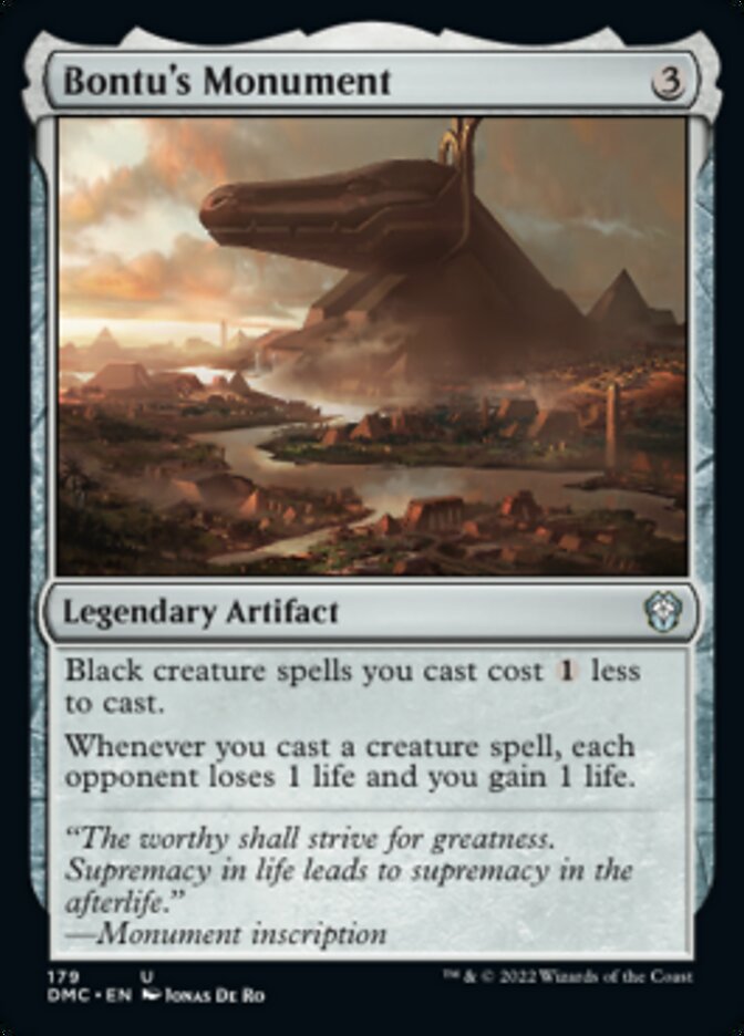 Bontu's Monument [Dominaria United Commander] | Exor Games Summserside