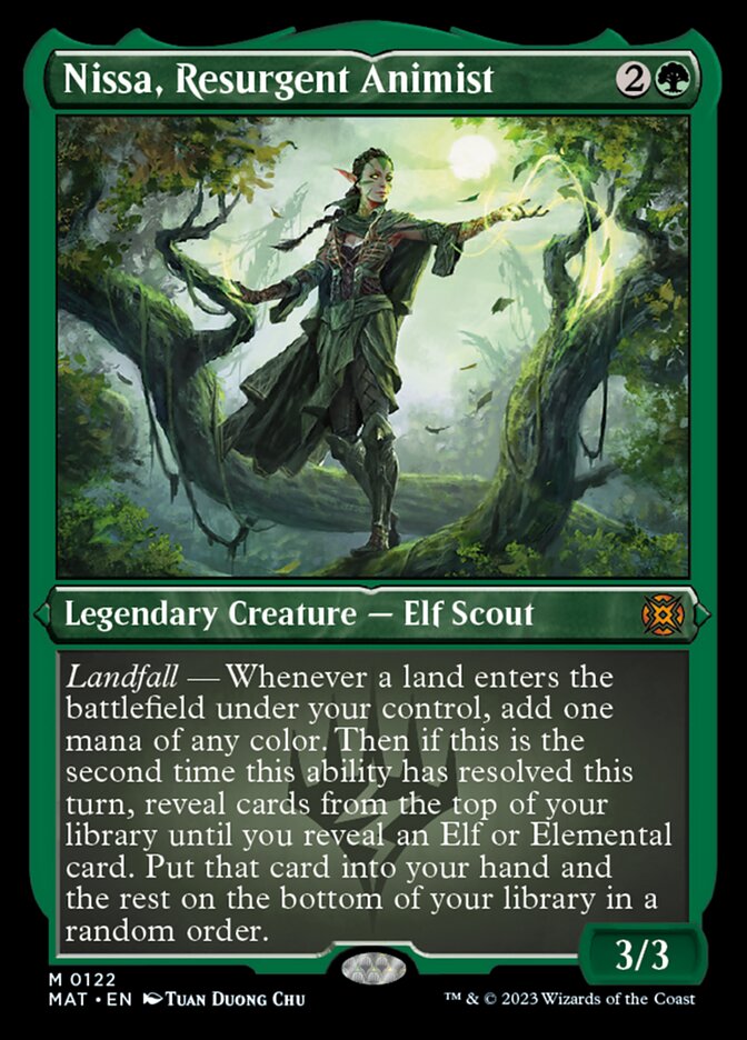 Nissa, Resurgent Animist (Foil Etched) [March of the Machine: The Aftermath] | Exor Games Summserside