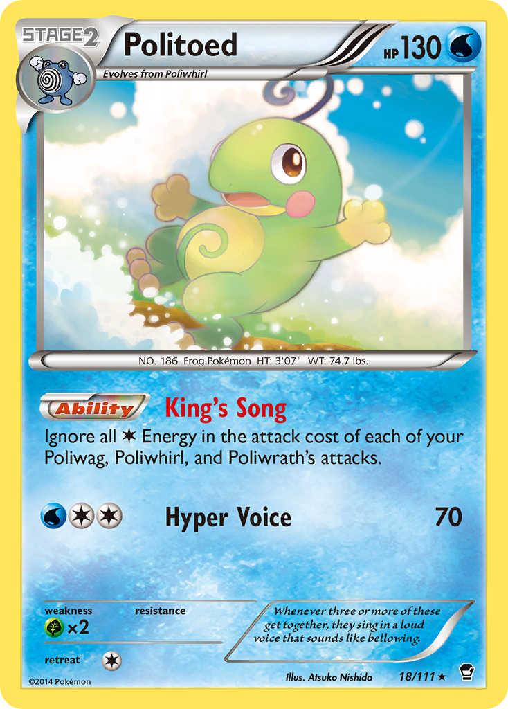 Politoed (18/111) [XY: Furious Fists] | Exor Games Summserside