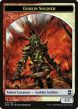 Goblin Soldier Token [Eternal Masters Tokens] | Exor Games Summserside