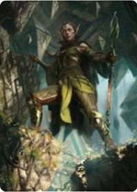 Nissa of Shadowed Boughs 1 Art Card [Zendikar Rising Art Series] | Exor Games Summserside