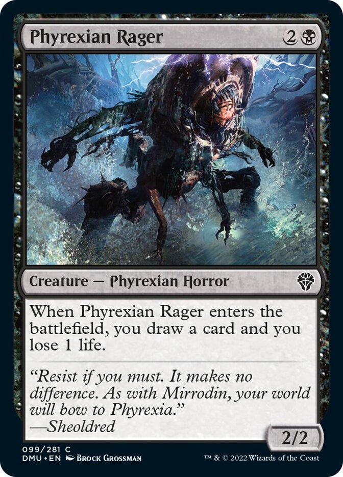 Phyrexian Rager [Dominaria United] | Exor Games Summserside