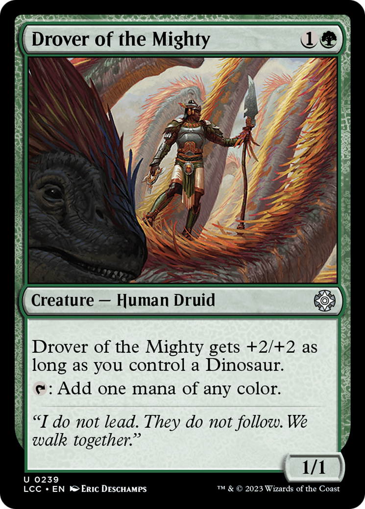 Drover of the Mighty [The Lost Caverns of Ixalan Commander] | Exor Games Summserside