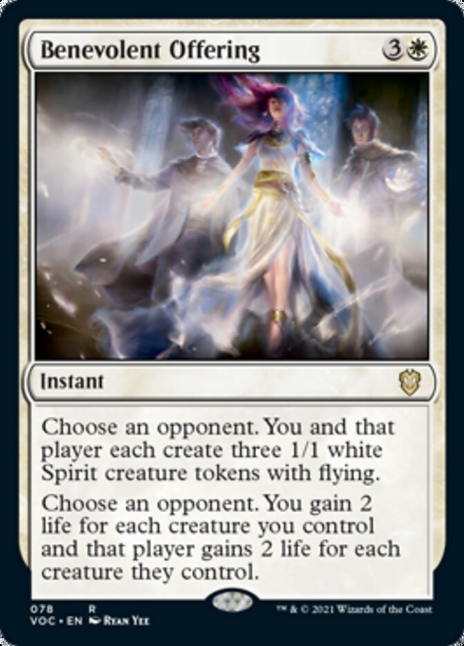 Benevolent Offering [Innistrad: Crimson Vow Commander] | Exor Games Summserside