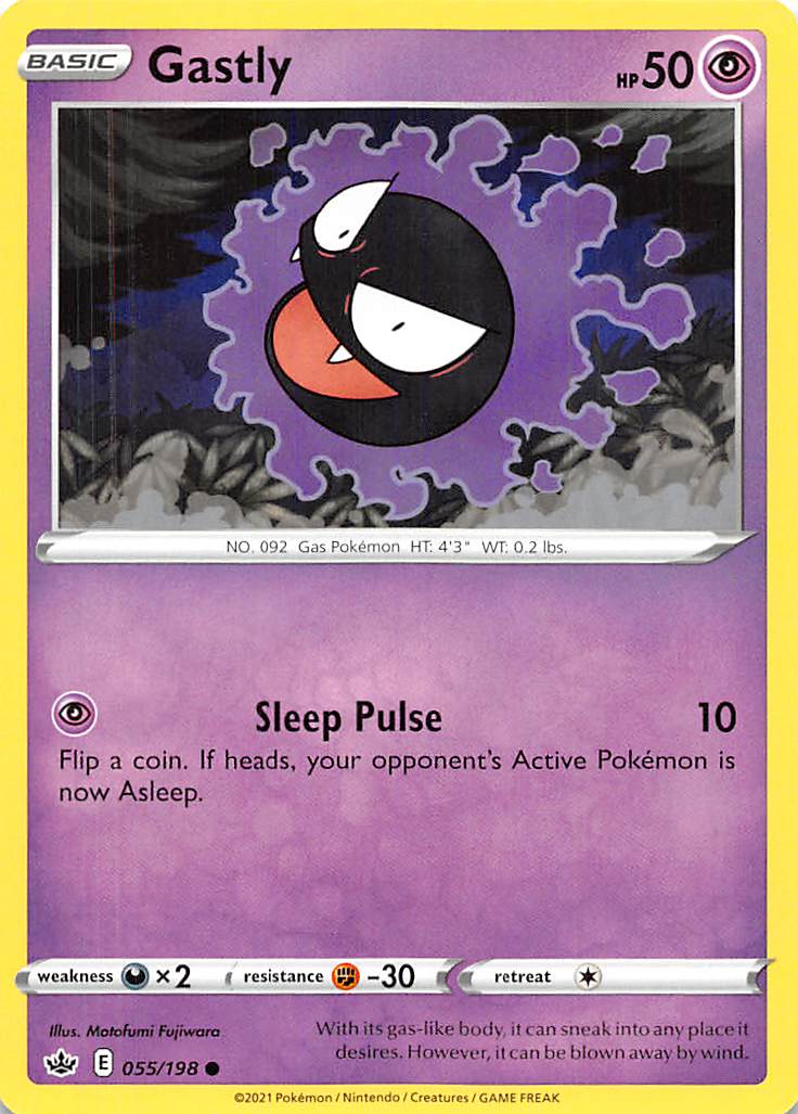 Gastly (055/198) [Sword & Shield: Chilling Reign] | Exor Games Summserside