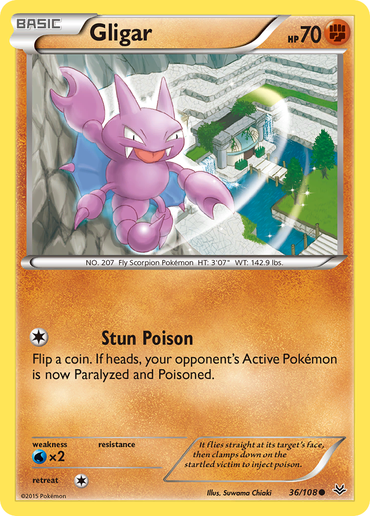 Gligar (36/108) [XY: Roaring Skies] | Exor Games Summserside