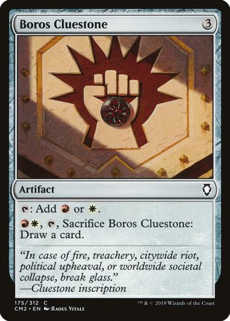 Boros Cluestone [Commander Anthology Volume II] | Exor Games Summserside