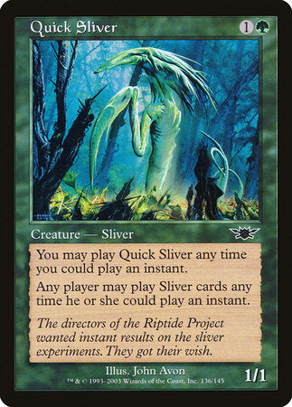 Quick Sliver [Legions] | Exor Games Summserside