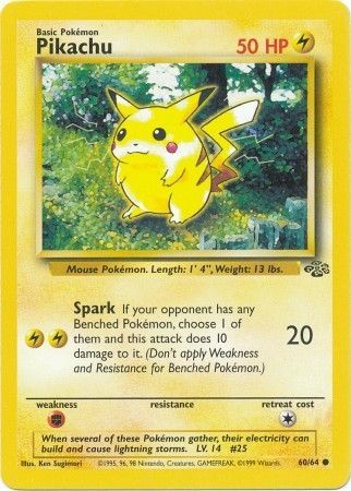 Pikachu (60/64) [Jungle Unlimited] | Exor Games Summserside